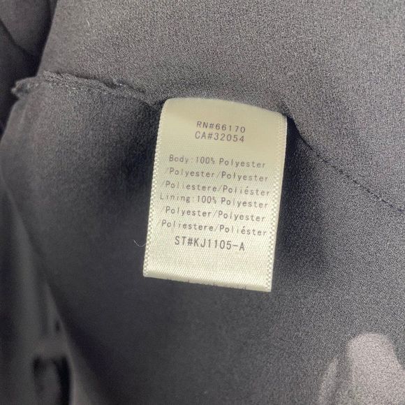 Cartonnier  Anthropologie  River Road Duster Vest  Tie Waist  Draped  Black M - Picture 5 of 6